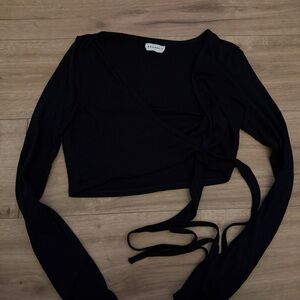 Adanola Wrap Tie Top